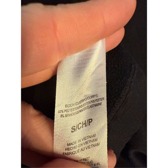 Reebok women’s CrossFit Black Long Sleeve Base Mock Neck Compression Top Running - Picture 7 of 7